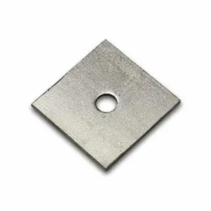 ARANDELA CUADRADA PLANO 57X57X5MM,AGUJERO 18MM